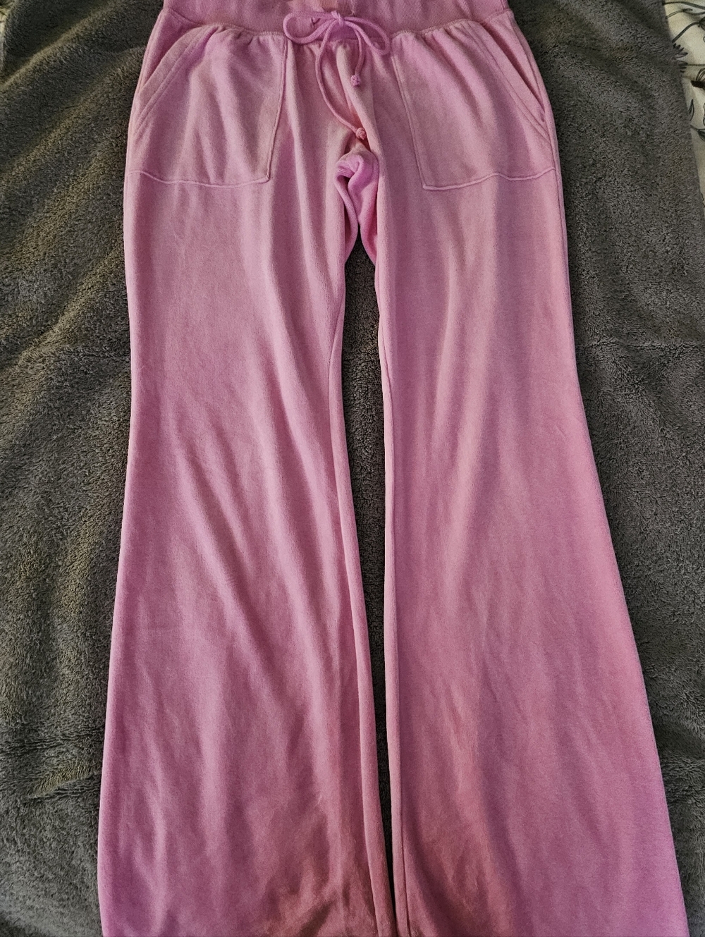 wild fable Pink Ribbed-Waist Lounge Pants